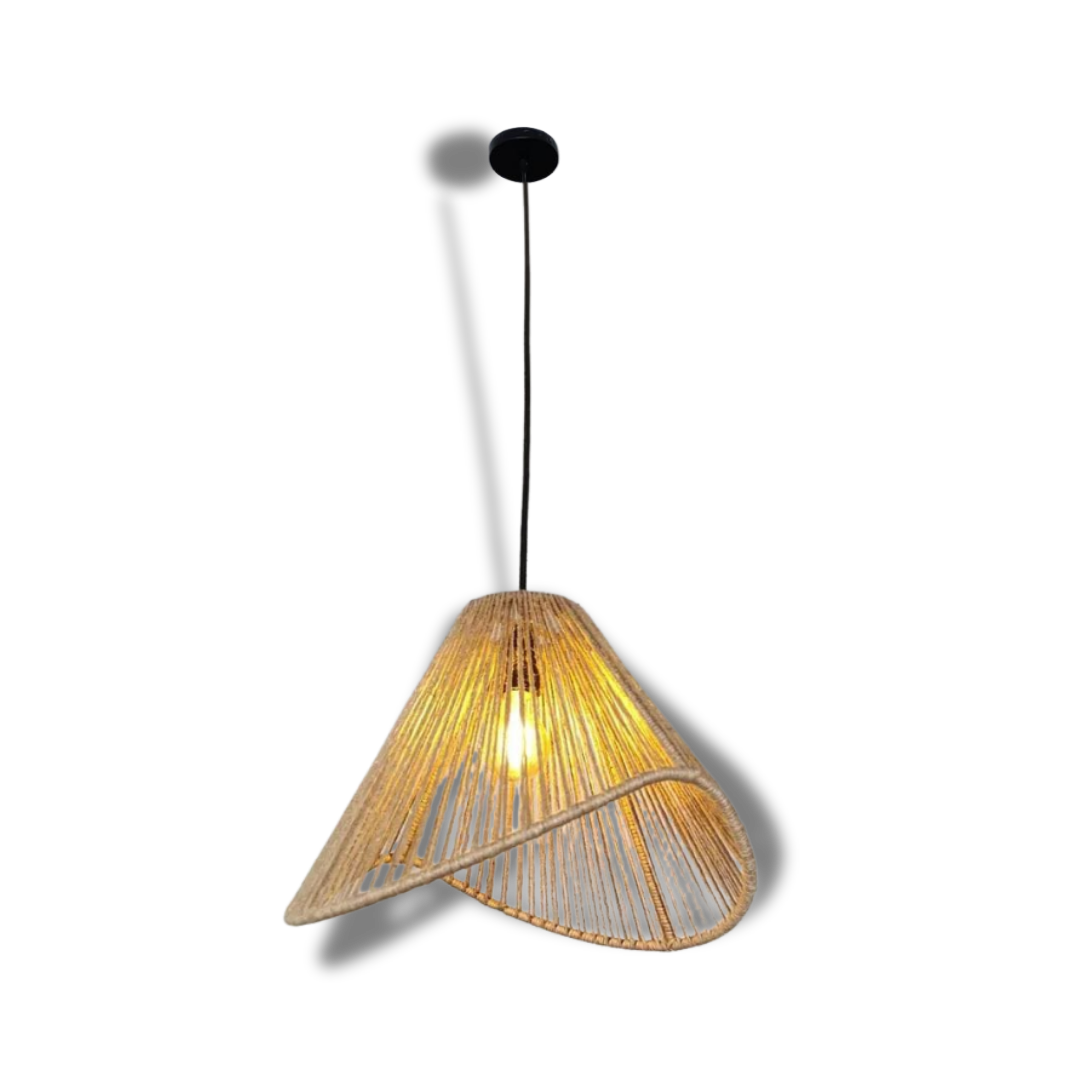 Lámpara Colgante Nudo Natural | Yute