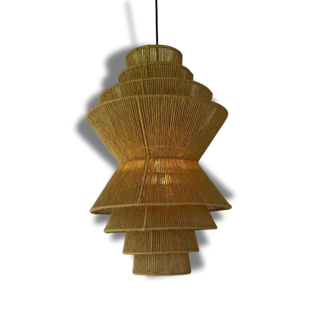 Lámpara Colgante Escalonada | Yute