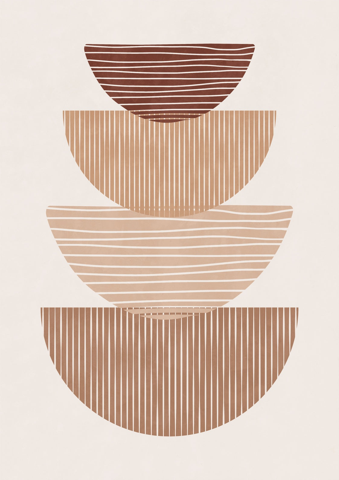 Cuadro “Equilibrio en Terracota“