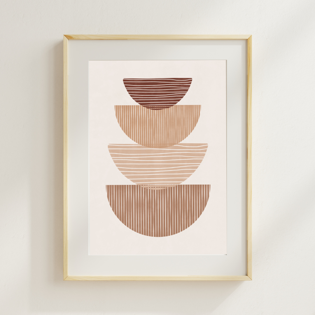 Cuadro “Equilibrio en Terracota“