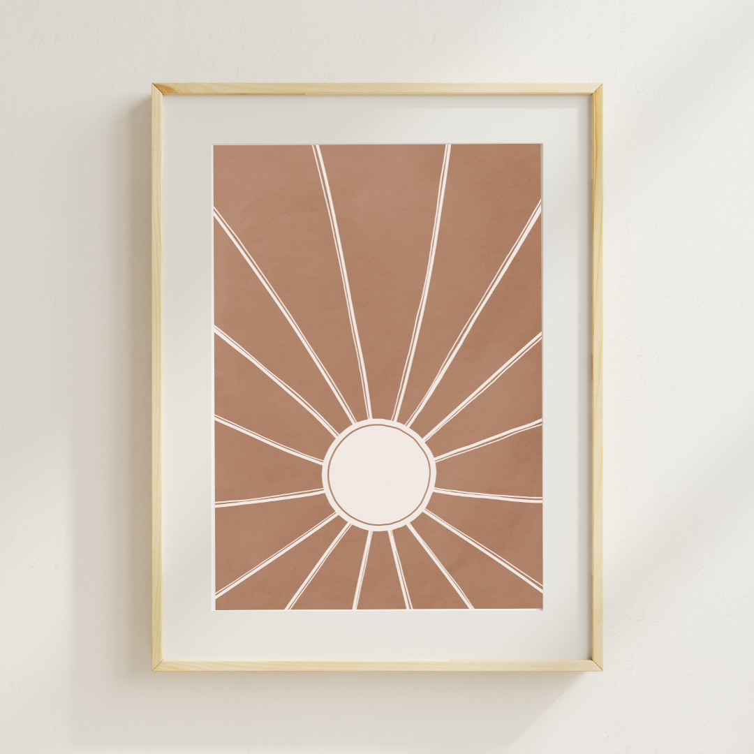 Cuadro “Sunrise Geométrico“