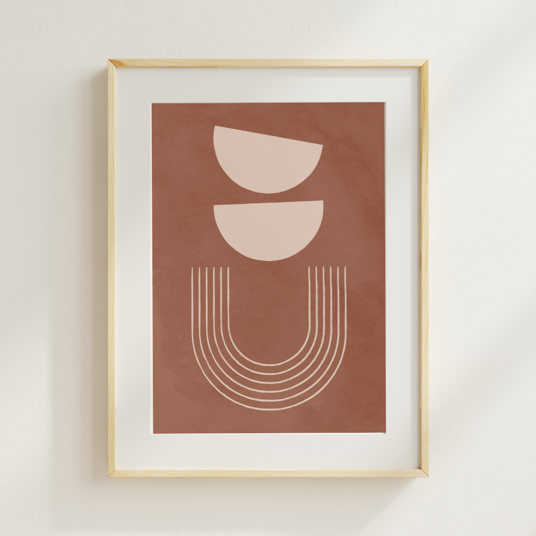 Cuadro “Abstracto Terracota“