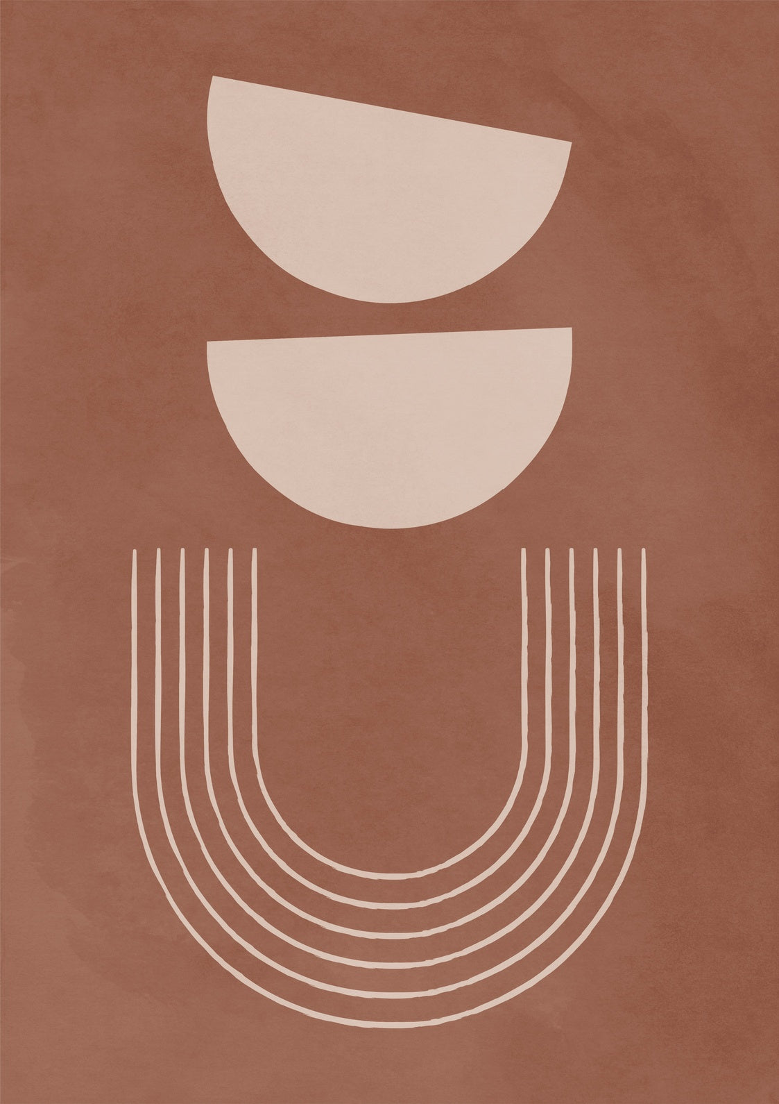 Cuadro “Abstracto Terracota“