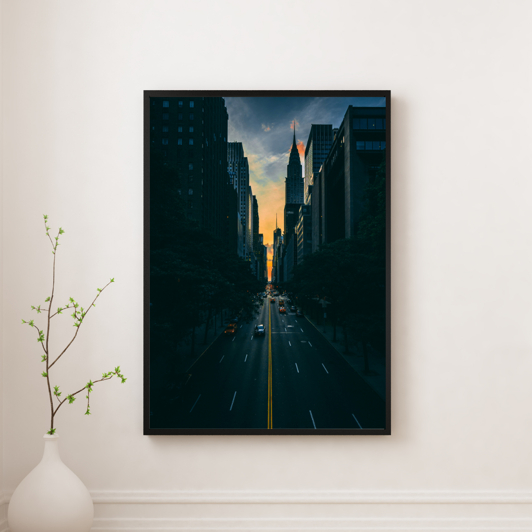 Cuadro “Atardecer en Manhattan“