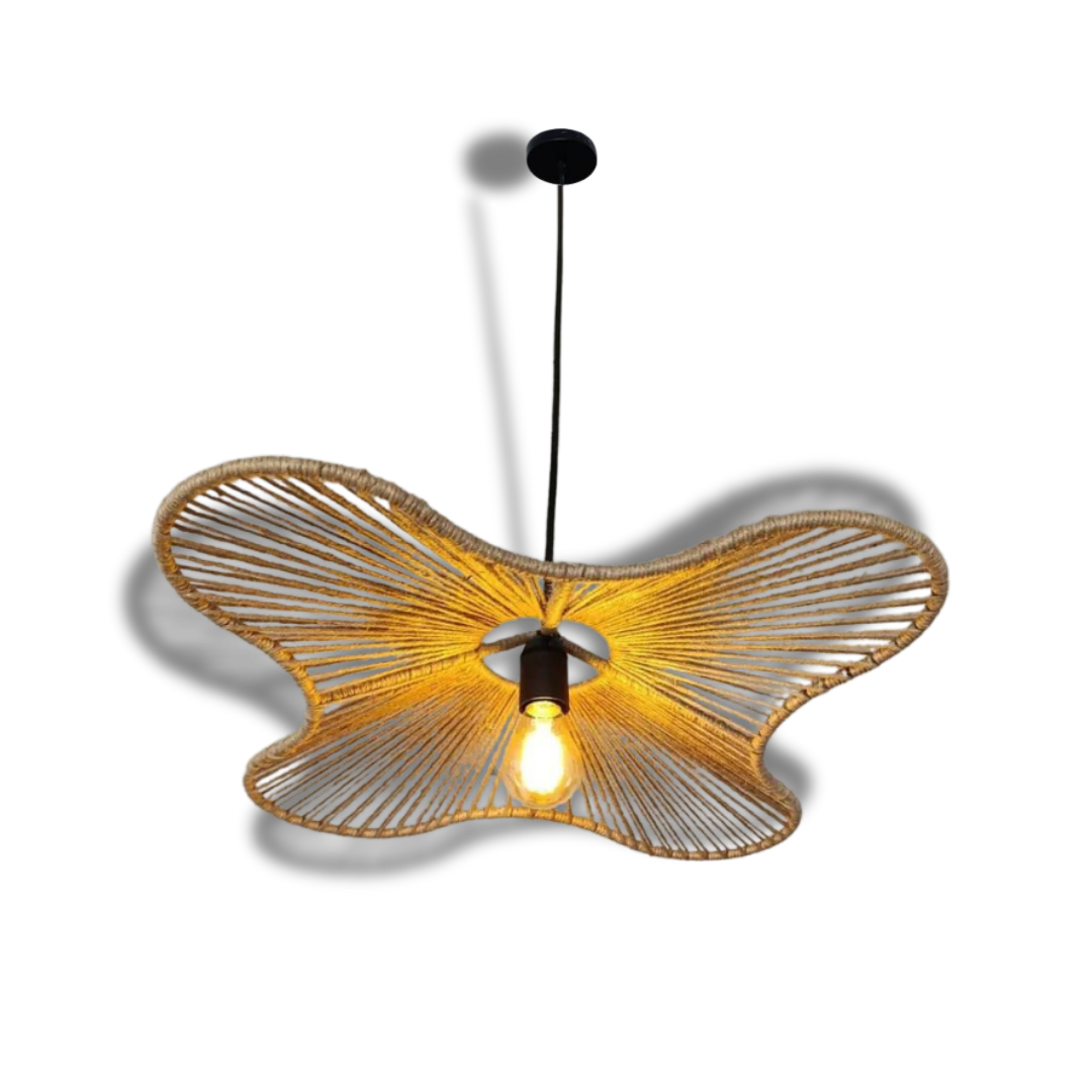 Lámpara Colgante Flor | Yute