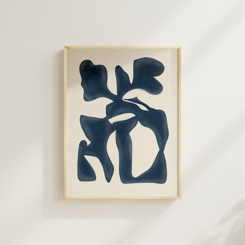 Cuadro “Movimiento Azul Profundo”