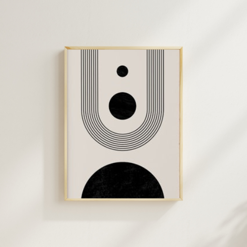 Cuadro “Trío Lunar Moderno”