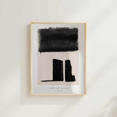 Cuadro “Dúo Abstracto Negro”