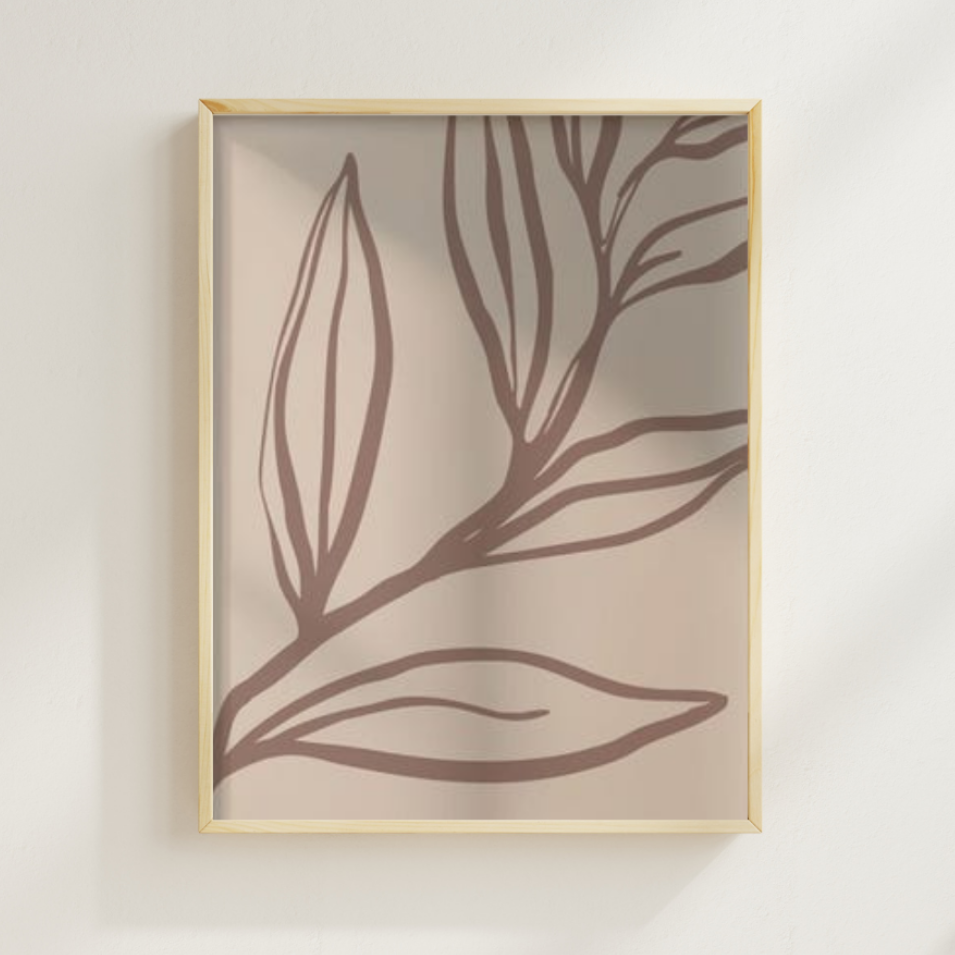 Cuadro “Botánico Minimalista“