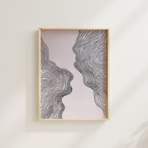 Cuadro “Líneas Orgánicas“