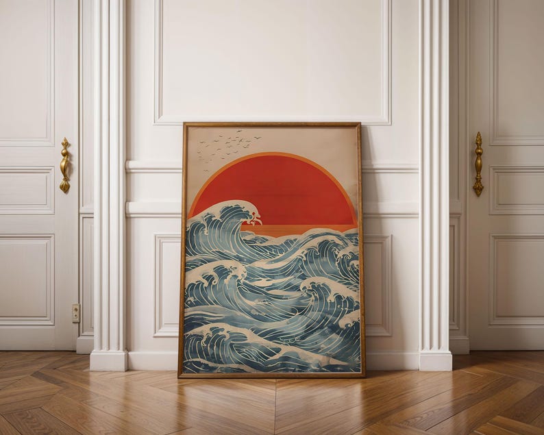 Cuadro “Atardecer Marino”