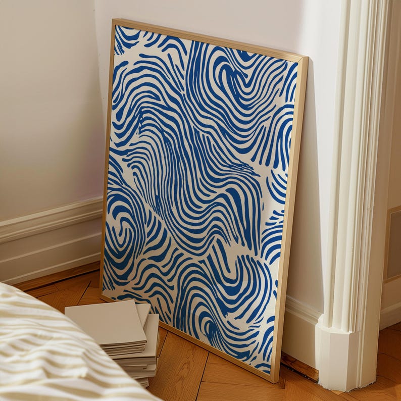 Cuadro “Ondas Azules“