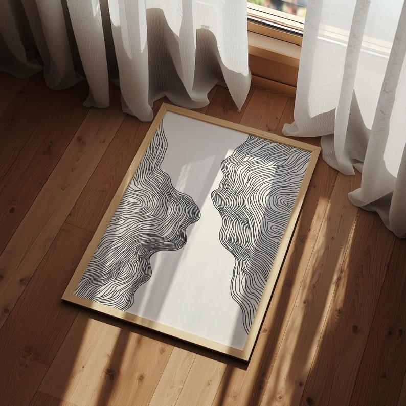 Cuadro “Líneas Orgánicas“