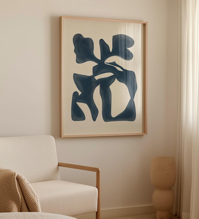 Cuadro “Movimiento Azul Profundo”