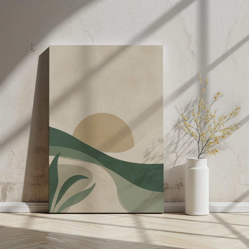 Cuadro “Amanecer Verde”